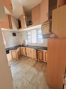 Kitchen Image of 850 Sq.ft 1 BHK Independent House for rent in Murugeshpalya Bengaluru for Rs. 23000
