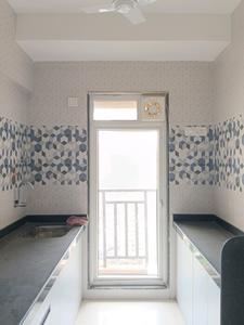 Kitchen Image of 500 Sq.ft 1 BHK Apartment / Flat for rent in Raunak Bliss Phase A A3, Kasarvadavali Thane for Rs. 26678