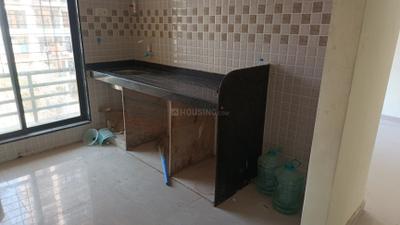 Kitchen Image of 920 Sq.ft 2 BHK Apartment / Flat for rent in Dwisha Developers Dwisha Height, Taloja Navi Mumbai for Rs. 19000