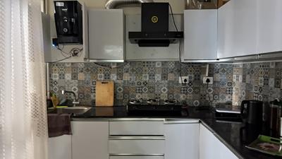 Kitchen Image of 1400 Sq.ft 2 BHK Apartment / Flat for sale in Unicca Emporis, Madhura Nagar Bengaluru for Rs. 14900000