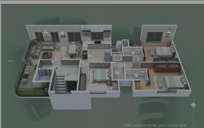 Image of 1491 Sq.ft 3 BHK Apartment / Flat for sale in Karve Nagar, Pune for Rs. 23500000