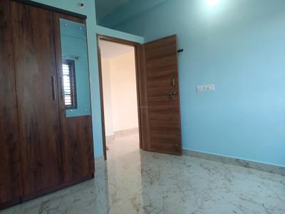 Bedroom Image of 650 Sq.ft 2 BHK Builder Floor for rent in Hebbal Bengaluru for Rs. 20000