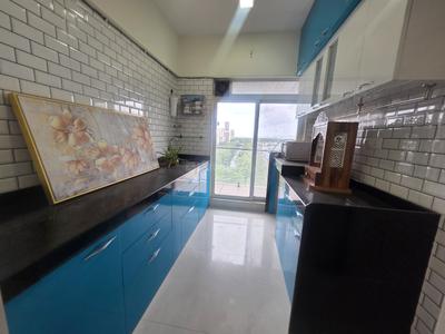 Kitchen Image of 724 Sq.ft 1 BHK Apartment / Flat for rent in Mahaavir Anmol, Ghansoli Navi Mumbai for Rs. 43000