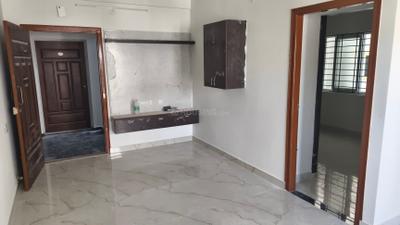 Living Room Image of 700 Sq.ft 1 BHK Apartment / Flat for rent in Kaggadasapura Bengaluru for Rs. 25000