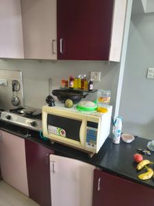 Kitchen Image of 602 Sq.ft 1 BHK Apartment / Flat for rent in Tejas Poorva Residency, Pimple Saudagar Pune for Rs. 28000