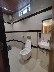 Bathroom Image of 950 Sq.ft 1 BHK Independent House for rent in Mahalakshmi Nagar Indore for Rs. 19000