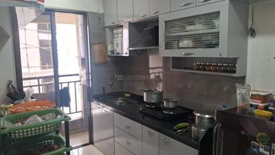Kitchen Image of 865 Sq.ft 2 BHK Apartment / Flat for sale in Sai Satyam Residency Apartments, Kalyan West Kalyan for Rs. 6400000