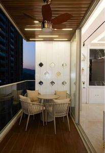Balcony Image of 1650 Sq.ft 3 BHK Apartment / Flat for sale in One Hiranandani Park, Thane West Thane for Rs. 55000000