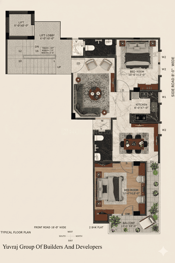 2 BHK 752 Sqft Flat for sale at Palam Vihar Extension, Gurgaon ...