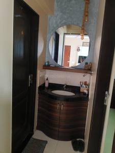 Kitchen Image of 700 Sq.ft 1 BHK Apartment / Flat for rent in Nyati Eternity, Mohammed Wadi Pune for Rs. 25000