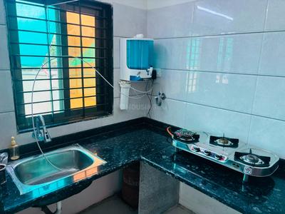 Kitchen Image of 1500 Sq.ft 4 BHK Apartment / Flat for rent in Vadsar Vadodara for Rs. 22000