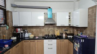 Kitchen Image of 1680 Sq.ft 3 BHK Builder Floor for rent in Big Block Builder Floor, Sector 46 Gurgaon for Rs. 38000