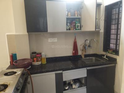 Kitchen Image of 600 Sq.ft 1 BHK Apartment / Flat for rent in Scheme No 140 Indore for Rs. 16000