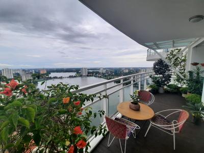 Balcony Image of 3200 Sq.ft 3.5 BHK Apartment / Flat for sale in DLF Riverside, Vyttila Kochi for Rs. 37000000