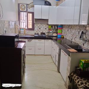 Kitchen Image of 980 Sq.ft 3 BHK Builder Floor for sale in Tilak Nagar New Delhi for Rs. 11500000