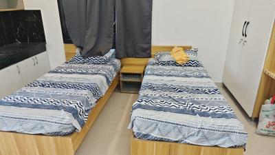 Bedroom Image of 450 Sq.ft 1 RK Apartment / Flat for rent in Gachibowli Hyderabad for Rs. 23000