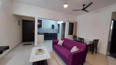 Hall Image of 1100 Sq.ft 2 BHK Apartment / Flat for rent in Manglam Casa Amora Phase III Part I, Baingini Goa for Rs. 40000