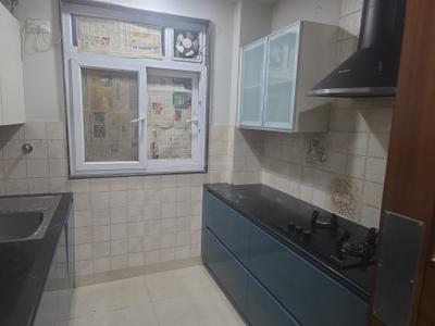 Kitchen Image of 1400 Sq.ft 2 BHK Builder Floor for rent in Palam Vihar Gurgaon for Rs. 42000