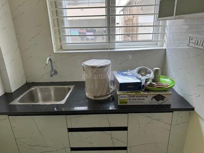 Kitchen Image of 380 Sq.ft 1 RK Apartment / Flat for rent in Mahadevapura Bengaluru for Rs. 20000