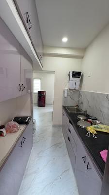 Kitchen Image of 950 Sq.ft 1 BHK Apartment / Flat for rent in Gachibowli Hyderabad for Rs. 30000