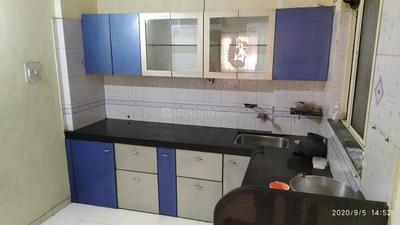 Kitchen Image of 1150 Sq.ft 2 BHK Apartment / Flat for rent in Bafna Padmaja Park, Katraj Pune for Rs. 21000