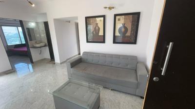 Living Room Image of 600 Sq.ft 1 BHK Apartment / Flat for rent in Dgcon Meera Casa, Kharadi Pune for Rs. 25000