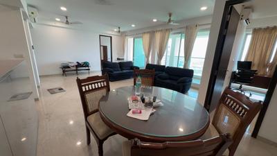 Living Room Image of 1550 Sq.ft 3.5 BHK Apartment / Flat for rent in Aurum Q Islands R4, Ghansoli Navi Mumbai for Rs. 120000