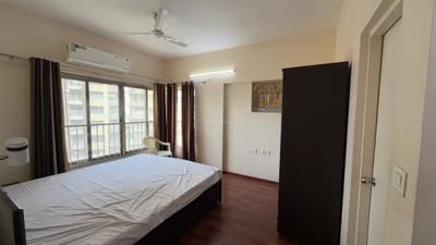 Bedroom Image of 1350 Sq.ft 2.5 BHK Apartment / Flat for rent in Adani The Meadows, Shantigram Ahmedabad for Rs. 36000