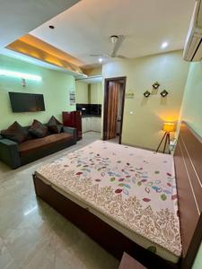 Bedroom Image of 600 Sq.ft 1 RK Builder Floor for rent in South City Floors 1, Sector 41 Gurgaon for Rs. 24000