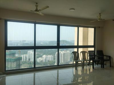 Living Room Image of 1000 Sq.ft 3 BHK Apartment / Flat for rent in Sunshine Samriddhi Garden Wing C Gulmohar Wing D Deodhar, Bhandup West Mumbai for Rs. 59000