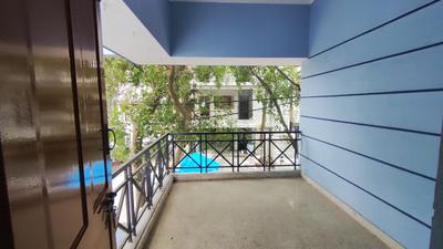 Balcony Image of 1200 Sq.ft 3 BHK Independent House for rent in Sahakara Nagar Bengaluru for Rs. 30000