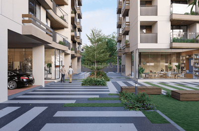 Image of 2340 Sq.ft 3 BHK Apartment / Flat for sale in Dev Parisar, Kudasan, Gandhinagar for Rs. 9620000