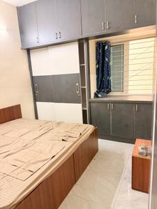 Bedroom Image of 1300 Sq.ft 2 BHK Apartment / Flat for rent in B N R Residency, Madhapur Hyderabad for Rs. 40000