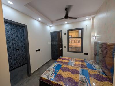 Bedroom Image of 500 Sq.ft 1 BHK Builder Floor for rent in Ashok Nagar New Delhi for Rs. 23000