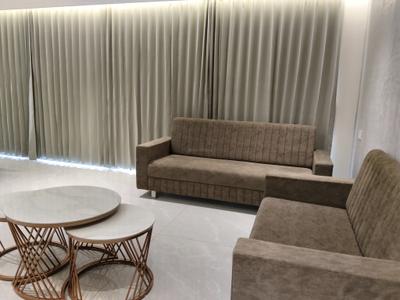 Living Room Image of 2200 Sq.ft 3 BHK Apartment / Flat for rent in Pramukh Omkar Rivanta 1, Randesan Gandhinagar for Rs. 45000