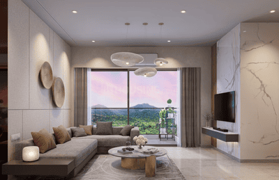Image of 1010 Sq.ft 3 BHK Apartment / Flat for sale in Purva Panorama, Thane West, Thane for Rs. 24500000