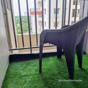 Balcony Image of 600 Sq.ft 2 BHK Apartment / Flat for rent in Eden City Maheshtala, Maheshtala Kolkata for Rs. 15000