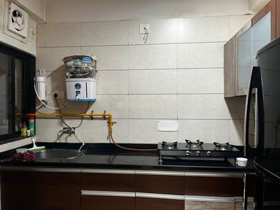 Kitchen Image of 1450 Sq.ft 2 BHK Apartment / Flat for rent in Aroma Tirupati Aakruti Greenz, Chharodi Ahmedabad for Rs. 29500