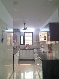 Kitchen Image of 1125 Sq.ft 3 BHK Builder Floor for rent in Paschim Vihar New Delhi for Rs. 55000