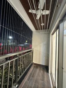 Balcony Image of 1660 Sq.ft 3 BHK Apartment / Flat for rent in Frontline Seven, Kokapet Hyderabad for Rs. 55000