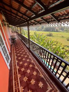 Balcony Image of 550 Sq.ft 1 BHK Apartment / Flat for rent in Sernabatim Goa for Rs. 25000