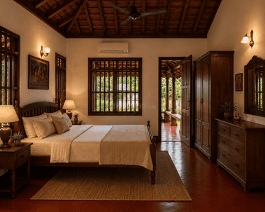 Bedroom Image of 1500 Sq.ft 3 BHK Independent House for sale in Kechery Thrissur for Rs. 8600000