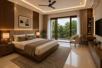 Bedroom Image of 2000 Sq.ft 3 BHK Villa for sale in Ayyanthole Thrissur for Rs. 11800000
