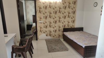 Living Room Image of 735 Sq.ft 1 BHK Apartment / Flat for rent in Green Lotus Avenue, PR7 Airport Road Zirakpur for Rs. 25000