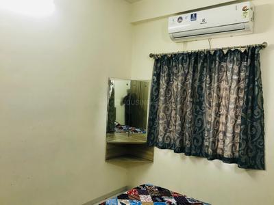Bedroom Image of 1050 Sq.ft 2 BHK Builder Floor for rent in Mahalakshmi Nagar Indore for Rs. 23000