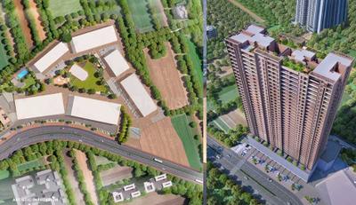 Image of 938 Sq.ft 2 BHK Apartment / Flat for sale in Prism City Blue, Charholi Budruk, Pune for Rs. 6100000