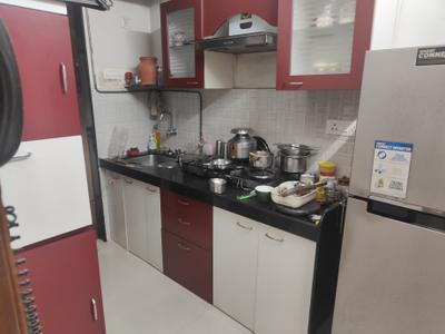 Kitchen Image of 536 Sq.ft 1 BHK Apartment / Flat for rent in Bhoomi Acres, Hiranandani Estate Thane for Rs. 23500