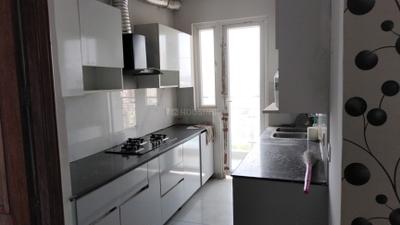 Kitchen Image of 1550 Sq.ft 3 BHK Apartment / Flat for rent in T Homes Phase 1, Siddharth Vihar Ghaziabad for Rs. 36000