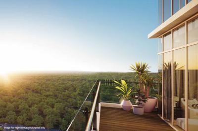 Balcony Image of 772 Sq.ft 2 BHK Apartment / Flat for sale in The Views By Adani Realty, Ghatkopar East Mumbai for Rs. 27300000