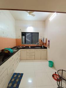 Kitchen Image of 1500 Sq.ft 3 BHK Apartment / Flat for rent in Nigdi Pune for Rs. 40000